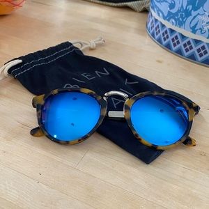 Madewell Indio Round Sunglasses Demi Tort/blue